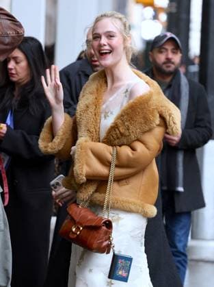 Celebs at The Coach Fashion Show - NYC Elle Fanning attends the Coach show during the New York Fashion Week, NY on February 11, 2026. Photo by Charles Guerin ABACAPRESS.COM New York NY  Copyright: xGuerinxCharles ABACAx