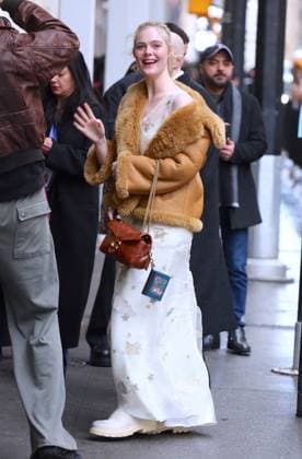 Celebs at The Coach Fashion Show - NYC Elle Fanning attends the Coach show during the New York Fashion Week, NY on February 11, 2026. Photo by Charles Guerin ABACAPRESS.COM New York NY  Copyright: xGuerinxCharles ABACAx
