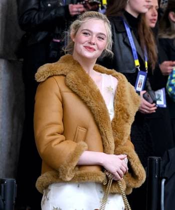 Celebs at The Coach Fashion Show - NYC Elle Fanning attends the Coach show during the New York Fashion Week, NY on February 11, 2026. Photo by Charles Guerin ABACAPRESS.COM New York NY  Copyright: xGuerinxCharles ABACAx