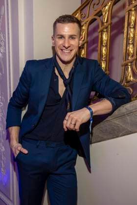 Lukas Sauer actor as guest at the 15th Romantic Short Film Award BLAUE BLUME, at Frederick™sBerlin on Wednesday February 11, 2026 in Berlin Berlin Germany