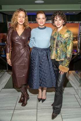 Coco Carjell, Karoline Herfurth and Franziska von Harsdorf as guests at the 15th presentation of the Romantic Short Film Award BLAUE BLUME, at Frederick™sBerlin on Wednesday February 11, 2026 in Berlin Berlin Germany
