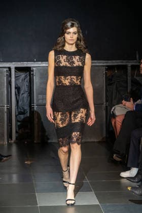 February 11, 2026, New York, United States: A model walks the runway at the Frederick Anderson fashion show during New York Fashion Week at Nebula. New York United States  - ZUMAs197 20260211_aaa_s197_469 Copyright: xRonxAdarx