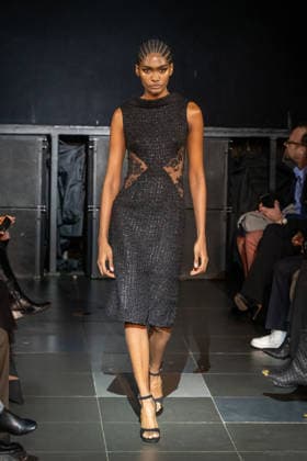 February 11, 2026, New York, United States: A model walks the runway at the Frederick Anderson fashion show during New York Fashion Week at Nebula. New York United States  - ZUMAs197 20260211_aaa_s197_489 Copyright: xRonxAdarx