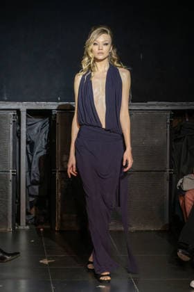 February 11, 2026, New York, United States: A model walks the runway at the Frederick Anderson fashion show during New York Fashion Week at Nebula. New York United States  - ZUMAs197 20260211_aaa_s197_506 Copyright: xRonxAdarx