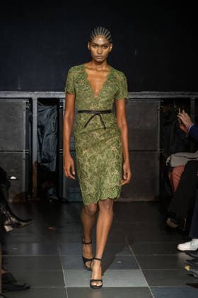 February 11, 2026, New York, United States: A model walks the runway at the Frederick Anderson fashion show during New York Fashion Week at Nebula. New York United States  - ZUMAs197 20260211_aaa_s197_524 Copyright: xRonxAdarx