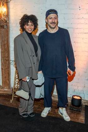 Aminata Belli and Fahri YardÄ±m actors as guests on the black carpet at the premiere photocall A NIGHT TO REMEMBER by Prime Video and Amazon MGM Studios at the 76th Berlinale on Wednesday, February 11, 2026 at Von Greifswald in Berlin Berlin Germany