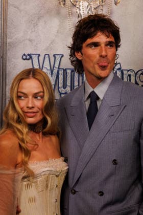 WUTHERING HEIGHTS RED CARPET, Jacob Elordi and Margot Robbie during the opening night celebration of Emerald FennellÕs ÔWuthering HeightsÕ at the State Theatre in Sydney, Thursday, February 12th, 2026. ( NO ARCHIVING SYDNEY NEW SOUTH WALES AUSTRALIA  Copyright: xNADIRxKINANIx 20260212148294791690