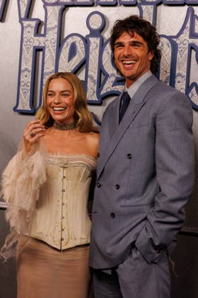 WUTHERING HEIGHTS RED CARPET, Jacob Elordi and Margot Robbie during the opening night celebration of Emerald FennellÕs ÔWuthering HeightsÕ at the State Theatre in Sydney, Thursday, February 12th, 2026. ( NO ARCHIVING SYDNEY NEW SOUTH WALES AUSTRALIA  Copyright: xNADIRxKINANIx 20260212153072268000