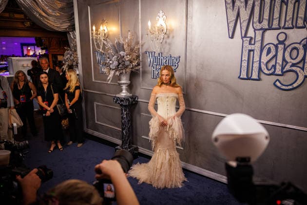 WUTHERING HEIGHTS RED CARPET, Margot Robbie during the opening night celebration of Emerald FennellÕs ÔWuthering HeightsÕ at the State Theatre in Sydney, Thursday, February 12th, 2026. ( NO ARCHIVING SYDNEY NEW SOUTH WALES AUSTRALIA  Copyright: xNADIRxKINANIx 20260212178770712752