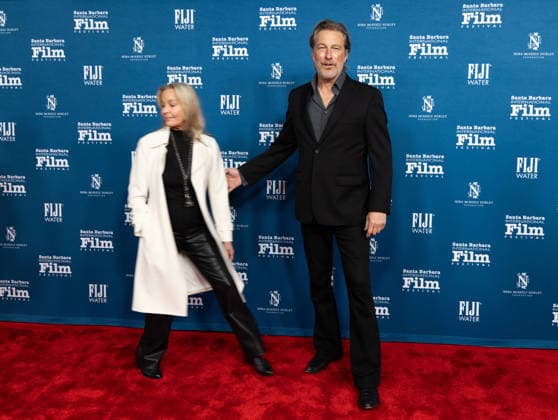 February 11, 2026, Santa Barbara, California, USA: Legendary actress Bo Derek is still a Ã¢â‚¬oe10Ã¢â‚¬Â as she makes a surprise appearance on the Red Red Carpet on Feb.11 with husband John Corbett at the 41st Santa Barbara International Film Festival (SBIFF) at the Arlington Theatre in downtown Santa Barbara, CA. Santa Barbara USA  - ZUMAk144 20260211_znp_k144_021 Copyright: xAmyxKatzx