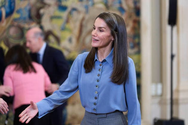 Queen Letizia attends audiences at Zarzuela Palace Queen Letizia of Spain attends an audience with representatives of the Claudia Tecgle Foundation at Zarzuela Palace on February 12, 2026 in Madrid, Spain Photo by IMAGO MPG Madrid Zarzuela Palace Madrid Spain  Copyright: xMPGx