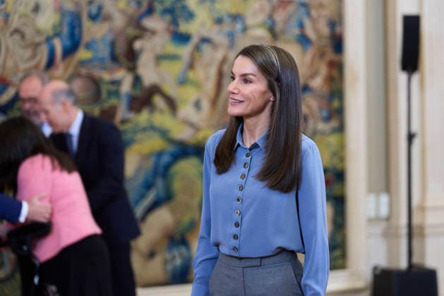 Queen Letizia attends audiences at Zarzuela Palace Queen Letizia of Spain attends an audience with representatives of the Claudia Tecgle Foundation at Zarzuela Palace on February 12, 2026 in Madrid, Spain Photo by IMAGO MPG Madrid Zarzuela Palace Madrid Spain  Copyright: xMPGx