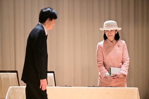 (L-R) Crown Prince Akishino, Princess Kiko, FEBRUARY 12, 2026 : Japan National Team Organization Ceremony for the Milano Cortina 2026 Paralympic Winter Games in Tokyo, Japan.  aflo_319454277