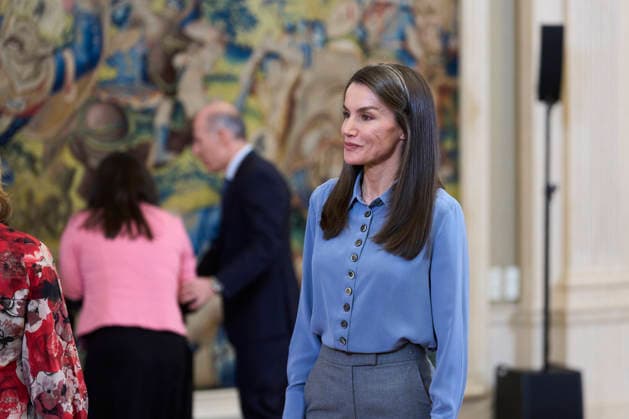 February 12, 2026, Madrid, Madrid, Spain: Queen Letizia of Spain attends an audience with representatives of the Claudia Tecgle Foundation at Zarzuela Palace on February 12, 2026 in Madrid, Spain Madrid Spain  - ZUMAg15_ 20260212_zaf_g15_023 Copyright: xJackxAbuinx