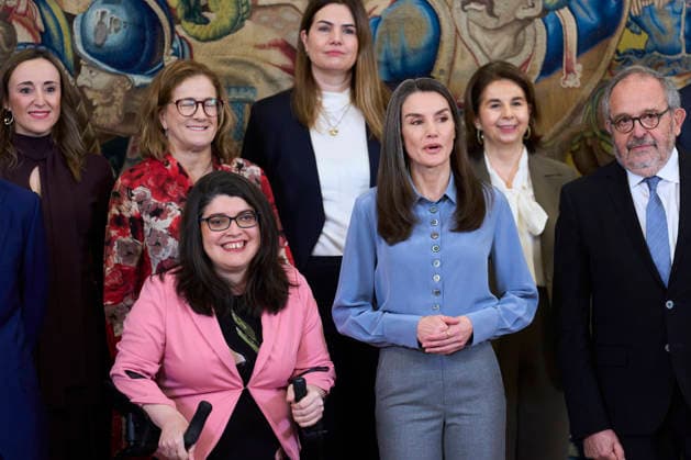 February 12, 2026, Madrid, Madrid, Spain: Queen Letizia of Spain attends an audience with representatives of the Claudia Tecgle Foundation at Zarzuela Palace on February 12, 2026 in Madrid, Spain Madrid Spain  - ZUMAg15_ 20260212_zaf_g15_035 Copyright: xJackxAbuinx