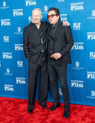 February 11, 2026, Santa Barbara, California, USA: Actor STELLAN SKARSGARD arrives at the Montecito Award ceremony and poses with SBIFF Executive Director ROGER DURLING as part of the Santa Barbara International Film Festival on Wednesday, Feb. 11, 2026 at Arlington Theatre in Santa Barbara, CA. Santa Barbara USA  - ZUMAk144 20260211_znp_k144_055 Copyright: xAmyxKatzx