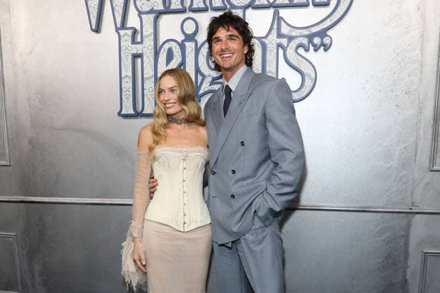 February 12, 2026: MARGOT ROBBIE and JACOB ELORDI attends the Australian Premiere of Wuthering Heights at the State Theatre on February 12, 2026 in Sydney, NSW Australia  - ZUMAa155 20260212_aaa_a155_064 Copyright: xChristopherxKhouryx