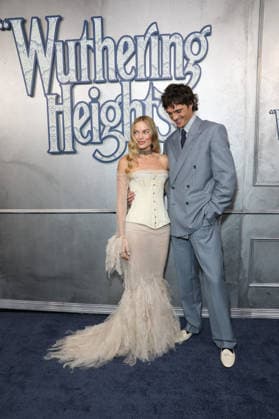 February 12, 2026: MARGOT ROBBIE and JACOB ELORDI attends the Australian Premiere of Wuthering Heights at the State Theatre on February 12, 2026 in Sydney, NSW Australia  - ZUMAa155 20260212_aaa_a155_060 Copyright: xChristopherxKhouryx