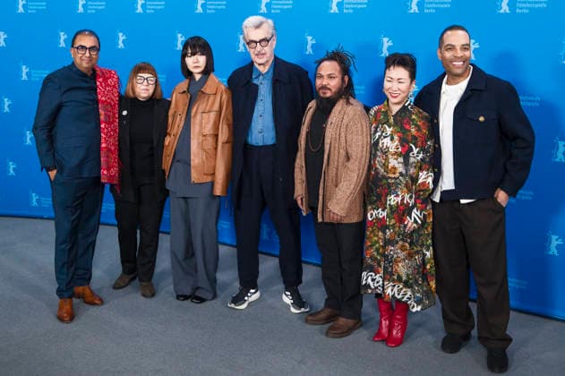 Shivendra Singh Dungarpur, Ewa PuszczyÅ ska, Bae Doona, Wim Wenders, Min Bahadur Bham, Hikari and Reinaldo Marcus Green at the photocall with the international jury at the Berlinale 2026 76 Berlin International Film Festival at the Hotel Grand Hyatt Berlin, 12 02 2026 Foto:xJ.xEdwardsx xFuturexImagex jury_6214