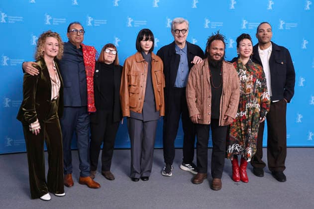 Tricia Tuttle, Shivendra Singh Dungarpur, Ewa Puszczynska, Bae Doona, Wim Wenders, Min Bahadur Bham, Hikari and Reinaldo Marcus Green at the photocall with the international jury at the Berlinale 2026 76 Berlin International Film Festival at the Hotel Grand Hyatt Berlin, 12 02 2026 Foto:xD.xBedrosianx xFuturexImagex jury_6216