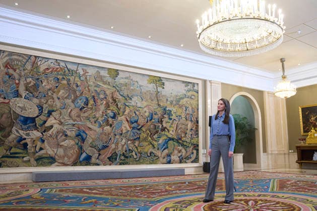 12-02-2026 Madrid Queen Letizia during a meeting with the Glaucoma association for patients and families, AGAF, at Zarzuela palace in Madrid. No Spain Â  Copyright: xPPEx