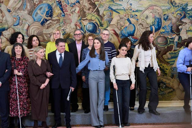 12-02-2026 Madrid Queen Letizia during a meeting with the Glaucoma association for patients and families, AGAF, at Zarzuela palace in Madrid. No Spain Â  Copyright: xPPEx