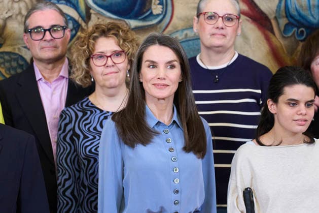 12-02-2026 Madrid Queen Letizia during a meeting with the Glaucoma association for patients and families, AGAF, at Zarzuela palace in Madrid. No Spain Â  Copyright: xPPEx