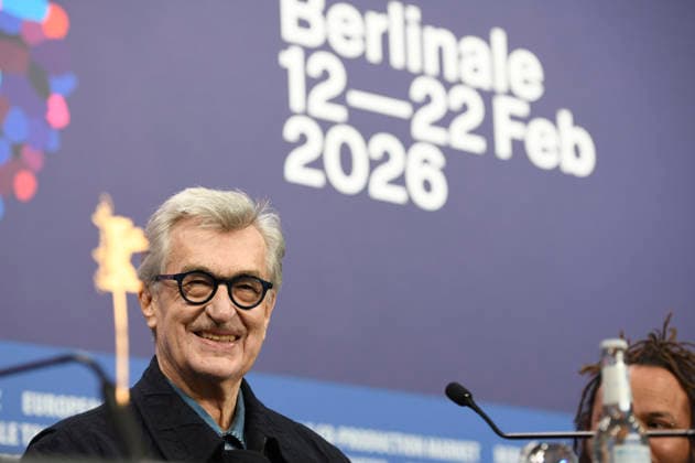 Wim Wenders at the press conference of the international jury at the Berlinale 2026 76 Berlin International Film Festival at the Hotel Grand Hyatt Berlin, 12 02 2026 Foto:xC.xNiehausx xFuturexImagex jury_6234