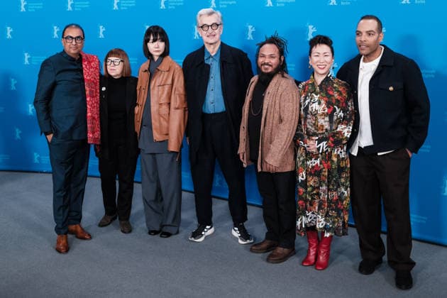 Photocall for the International Jury , Grand Hyatt Berlin, Berlin, Germany Shivendra Singh Dungarpur, Ewa PuszczyÅ ska, Bae Doona, Wim Wenders, Min Bahadur Bham, HIKARI and Reinaldo Marcus Green seen at the Photocall for the International Jury during Berlinale (Berlin Film Festival) at Grand Hyatt Berlin, Berlin, , Germany on 12 February 2026., Credit:Julie Edwards Avalon Copyright: xJuliexEdwardsx xAvalonx 1074302332