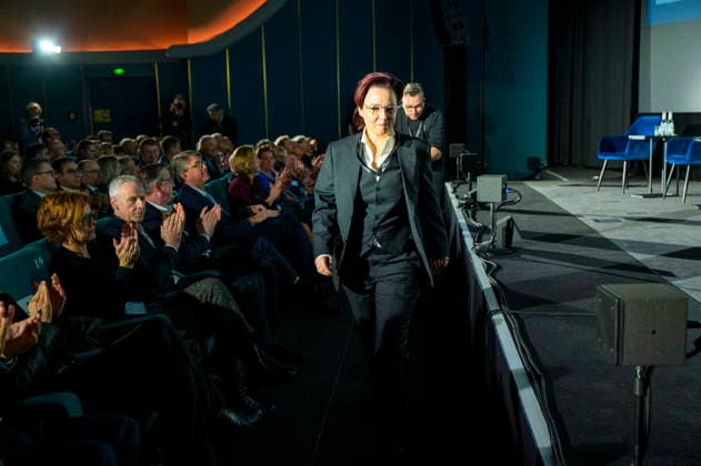 Michelle Müntefering EUR, Germany, Berlin 12 02 2026 Speech by Michelle Müntefering, CEO and Spokesperson of the Board of the Production Alliance Under the motto Stronger together - Germanys film industry in international competition, the German Producers Day 2026 brings together key players from the national and international