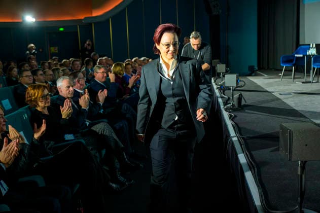 Michelle Müntefering EUR, Germany, Berlin 12 02 2026 Speech by Michelle Müntefering, CEO and Spokesperson of the Board of the Production Alliance Under the motto Stronger together - Germanys film industry in international competition, the German Producers Day 2026 brings together key players from the national and international