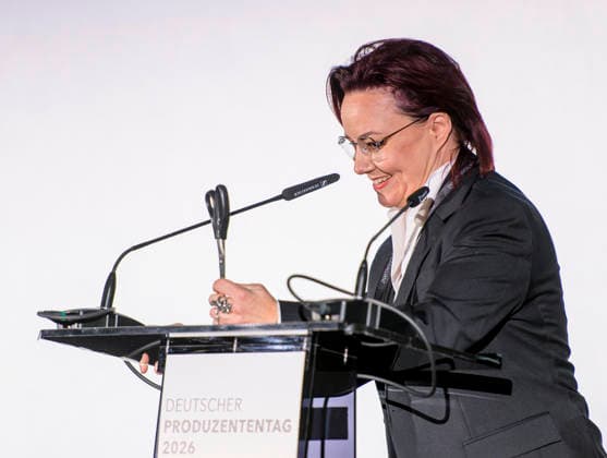 Michelle Müntefering EUR, Germany, Berlin 12 02 2026 Speech by Michelle Müntefering, CEO and Spokesperson of the Board of the Production Alliance Under the motto Stronger together - Germanys film industry in international competition, the German Producers Day 2026 brings together key players from the national and international