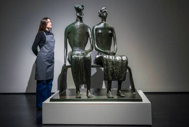 . 12 02 2026. London, United Kingdom. Henry Moore s King and Queen. Henry Moore s masterpiece King and Queen. One of the artist s most celebrated sculptures and the only example of this masterpiece in private hands. Estimated value of Â£10,000,000-15,000,000 Offered at auction for the first time Held in the same private British collection for over 70 years First cast in an edition of four and the only remaining example still in private hands To be offered in Christie s 20th 21st Century: London Evening Sale on the 5th March  xMartynxWheatleyx xi-Imagesx IIM-26564-0001