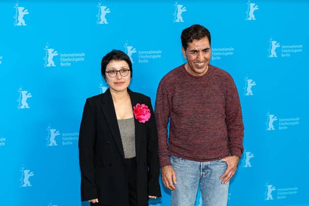 Berlin Berlinale, 76 Berlin International Film Festival 2026 Anwar Hashimi on the right, Shahrbanoo Sadat on the left, Photocall No Good Men Berlinale, 76 Berlin International Film Festival 2026 Press photo Roger Buerke Copyright: xEibner-Pressefoto RogerxBuerkex EP_RBE
