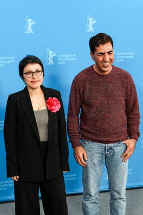 Berlin Berlinale, 76 Berlin International Film Festival 2026 Anwar Hashimi on the right, Shahrbanoo Sadat on the left, Photocall No Good Men Berlinale, 76 Berlin International Film Festival 2026 Press photo Roger Buerke Copyright: xEibner-Pressefoto RogerxBuerkex EP_RBE