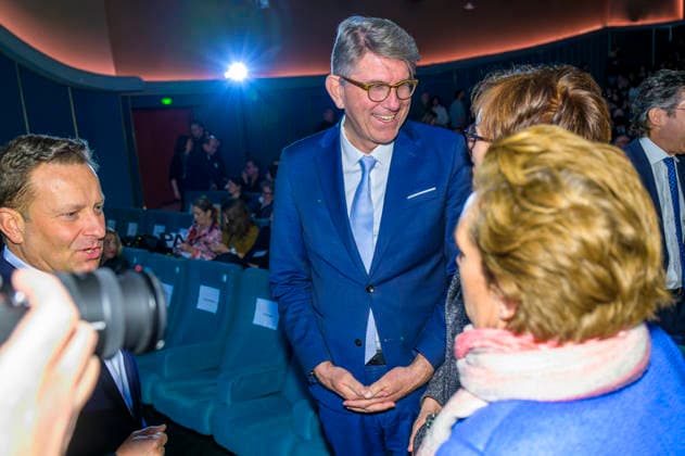 Wofram Weimer EUR, Germany, Berlin 12 02 2026 Minister of State Wolfram Weimer, Federal Government Commissioner for Culture and the Media in conversation with Sabine de Mardt German Producers Day 2026 in Berlin Under the motto Stronger together - Germanys film industr