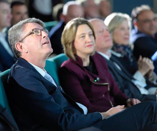 Weimer Weisgerber EUR, Germany, Berlin 12 02 2026 Minister of State Wolfram Weimer, Federal Government Commissioner for Culture and the Media, and Anja Weisgerber, Member of the Bundestag, visit the German Producers Day 2026 in Berlin Under the motto Stro