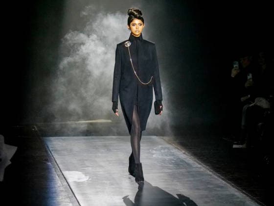 February 11, 2026, New York, New York, USA: The runway and backstage scene at the NYFW Zang Toi runway show. .World - renowned Malaysian born fashion designer.known for his luxury couture timeless glamorous.designs that emphasize the female form. New York USA  - ZUMAh156 20260211_znp_h156_008 Copyright: xMiloxHessx