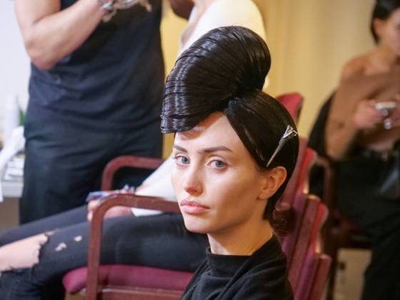 February 11, 2026, New York, New York, USA: The backstage scene at the NYFW Zang Toi runway show. .World - renowned Malaysian born fashion designer.known for his luxury couture timeless glamorous.designs that emphasize the female form. New York USA  - ZUMAh156 20260211_znp_h156_018 Copyright: xMiloxHessx