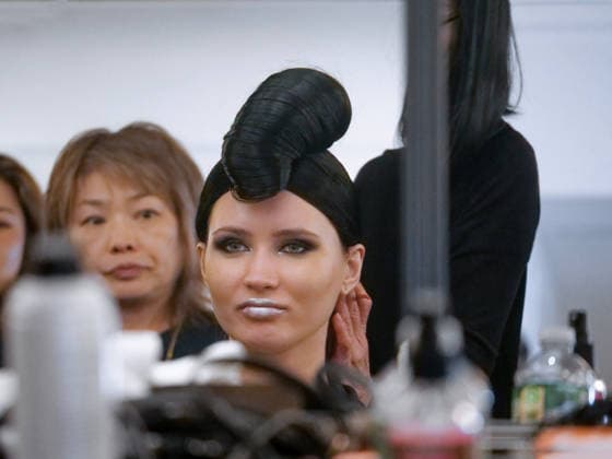 February 11, 2026, New York, New York, USA: The backstage scene at the NYFW Zang Toi runway show. .World - renowned Malaysian born fashion designer.known for his luxury couture timeless glamorous.designs that emphasize the female form. New York USA - ZUMAh156 20260211_znp_h156_016 Copyright: xMiloxHessx