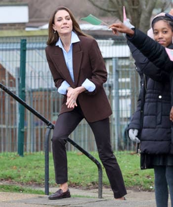 . 12 02 2026. London, United Kingdom. Kate Middleton, the Princess of Wales, during a visit to Castle Hill Academy in Croydon, South London.  xPoolx xi-Imagesx IIM-26565-0026