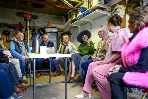 Purmerend, The Netherlands, 2026-02-12 15:00:46 PURMEREND, February 12, 2026, Purmerend. Queen Maxima during a visit to Purmerend. The visit focuses entirely on livability and how residents are committed to making their neighborhoods more pleasant, social, and safe. Queen Maxima will speak at four locations with Purmerend residents who are actively involved in their neighborhoods and with neighbors who have experience with the initiatives in their area. PHOTO: NLBeeld Patrick van Emst Credit: NL Beeld Patrick van Emst  Copyright: xx x