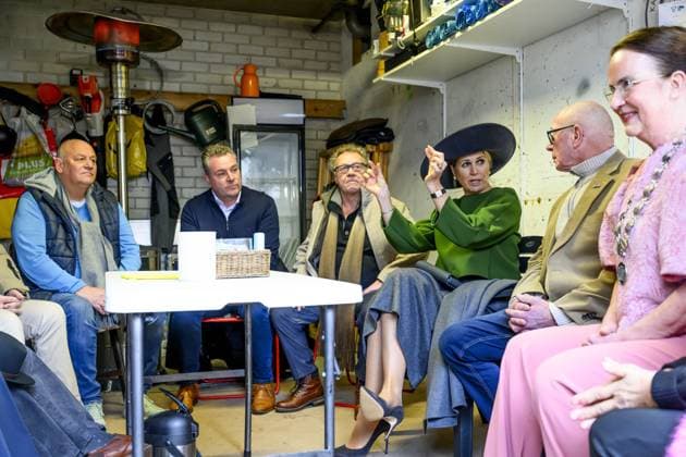 Purmerend, The Netherlands, 2026-02-12 15:01:13 PURMEREND, February 12, 2026, Purmerend. Queen Maxima during a visit to Purmerend. The visit focuses entirely on livability and how residents are committed to making their neighborhoods more pleasant, social, and safe. Queen Maxima will speak at four locations with Purmerend residents who are actively involved in their neighborhoods and with neighbors who have experience with the initiatives in their area. PHOTO: NLBeeld Patrick van Emst Credit: NL Beeld Patrick van Emst  Copyright: xx x