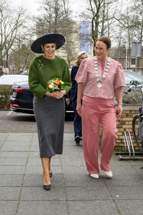 Purmerend, The Netherlands, 2026-02-12 15:28:30 PURMEREND, February 12, 2026, Purmerend. Queen Maxima during a visit to Purmerend. The visit focuses entirely on livability and how residents are committed to making their neighborhoods more pleasant, social, and safe. Queen Maxima will speak at four locations with Purmerend residents who are actively involved in their neighborhoods and with neighbors who have experience with the initiatives in their area. PHOTO: NLBeeld Patrick van Emst Credit: NL Beeld Patrick van Emst  Copyright: xx x