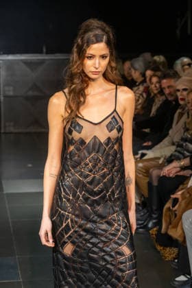 Frederick Anderson - Runway - February 2026 New York Fashion Week (NEW) Frederick Anderson - Runway - February 2026 New York Fashion Week. February 11, 2026, New York, New York, USA: A model walks the runway at the Frederick Anderson fashion show during New York Fashion Week at Nebula on February 11, 2026 in New York City. (Credit: M10s TheNews2) (Foto: M10s Thenews2 imago images) Frederick Anderson - Runway - February 2026 New York Fashion Week  Copyright: xRonxAdarx