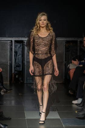Frederick Anderson - Runway - February 2026 New York Fashion Week (NEW) Frederick Anderson - Runway - February 2026 New York Fashion Week. February 11, 2026, New York, New York, USA: A model walks the runway at the Frederick Anderson fashion show during New York Fashion Week at Nebula on February 11, 2026 in New York City. (Credit: M10s TheNews2) (Foto: M10s Thenews2 imago images) Frederick Anderson - Runway - February 2026 New York Fashion Week  Copyright: xRonxAdarx