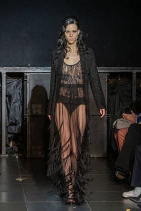 Frederick Anderson - Runway - February 2026 New York Fashion Week (NEW) Frederick Anderson - Runway - February 2026 New York Fashion Week. February 11, 2026, New York, New York, USA: A model walks the runway at the Frederick Anderson fashion show during New York Fashion Week at Nebula on February 11, 2026 in New York City. (Credit: M10s TheNews2) (Foto: M10s Thenews2 imago images) Frederick Anderson - Runway - February 2026 New York Fashion Week  Copyright: xRonxAdarx