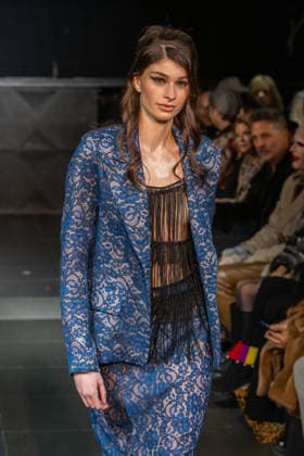 Frederick Anderson - Runway - February 2026 New York Fashion Week (NEW) Frederick Anderson - Runway - February 2026 New York Fashion Week. February 11, 2026, New York, New York, USA: A model walks the runway at the Frederick Anderson fashion show during New York Fashion Week at Nebula on February 11, 2026 in New York City. (Credit: M10s TheNews2) (Foto: M10s Thenews2 imago images) Frederick Anderson - Runway - February 2026 New York Fashion Week  Copyright: xRonxAdarx