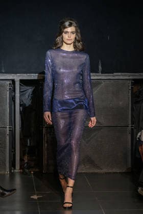 Frederick Anderson - Runway - February 2026 New York Fashion Week (NEW) Frederick Anderson - Runway - February 2026 New York Fashion Week. February 11, 2026, New York, New York, USA: A model walks the runway at the Frederick Anderson fashion show during New York Fashion Week at Nebula on February 11, 2026 in New York City. (Credit: M10s TheNews2) (Foto: M10s Thenews2 imago images) Frederick Anderson - Runway - February 2026 New York Fashion Week  Copyright: xRonxAdarx