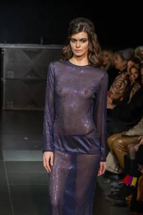 Frederick Anderson - Runway - February 2026 New York Fashion Week (NEW) Frederick Anderson - Runway - February 2026 New York Fashion Week. February 11, 2026, New York, New York, USA: A model walks the runway at the Frederick Anderson fashion show during New York Fashion Week at Nebula on February 11, 2026 in New York City. (Credit: M10s TheNews2) (Foto: M10s Thenews2 imago images) Frederick Anderson - Runway - February 2026 New York Fashion Week  Copyright: xRonxAdarx